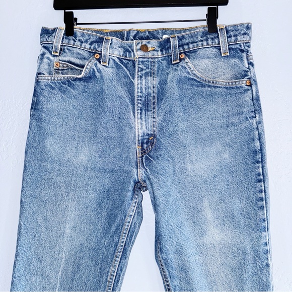 Levi’s 517 Men’s Orange Tab Bootcut Jeans Size 36/34” - Picture 3 of 9